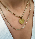 'Fuck Off' Heart Necklace